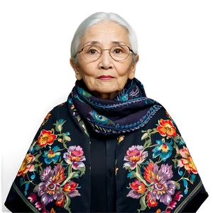 Old Lady With Shawl Png Orl58 PNG Image