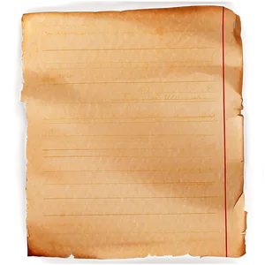 Old Note Paper Png 2 PNG Image