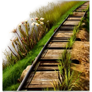 Old Railway Path Png 06202024 PNG Image