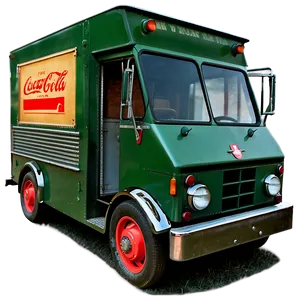 Old School Mail Truck Png 06282024 PNG Image