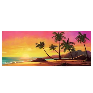 Old-school Sunset Glow Png Fdf20 PNG Image