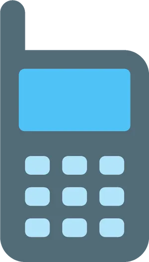 Old Style Cellphone Icon PNG Image