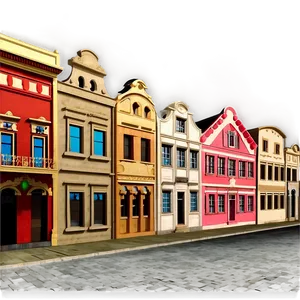 Old Town City Street Png Leg35 PNG Image