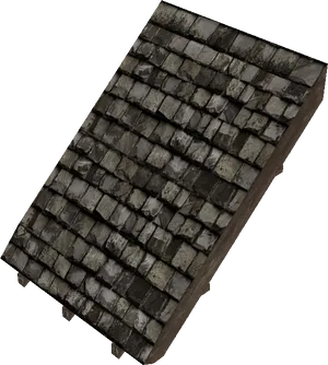 Old Wooden Shingle Roof Texture PNG Image