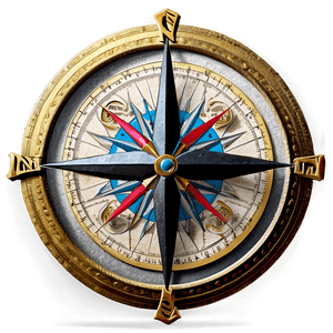 Old World Compass Rose Image PNG 05252024 PNG image with transparent background