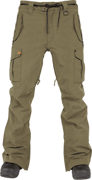 Olive Green Cargo Pants PNG