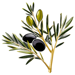 Olive Tree Silhouette PNG mue70 PNG image with transparent background