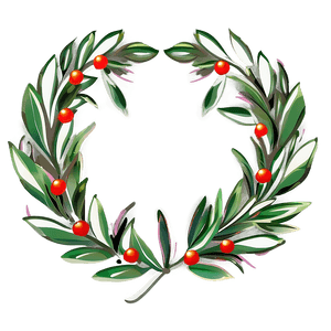 Olive Wreath Clipart PNG 05242024 PNG image with transparent background