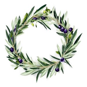 Olive Wreath Clipart PNG mjs82 PNG image with transparent background