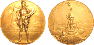 Transparent Bronze Medal Png - 1920 Olympic Gold Medal, Png Download PNG image with transparent background