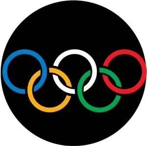 Olympic Rings Icon PNG Image