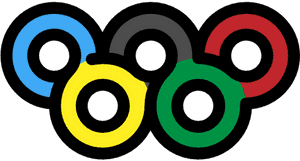 Olympic Games Clipart Olympic Rings - Transparent Background Clipart Olympic Rings, HD Png Download PNG image with transparent background