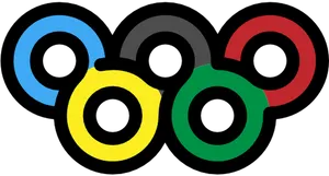 Olympic Rings Logo PNG Image