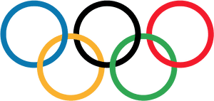 Torch Clipart Olympics Rio - Olympic Rings No Background, HD Png Download PNG image with transparent background