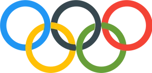 Olympic Rings Logo PNG Image