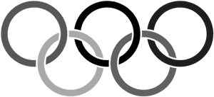 Olympic Rings Png - Olympic Rings Black And White Png, Transparent Png PNG image with transparent background