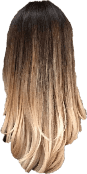 Transparent Brunette Png - Ombre Hair Color Straight Hair, Png Download PNG with transparent background