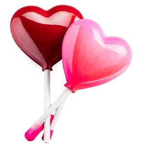 Ombré Heart Lollipop Png Dyw PNG Image