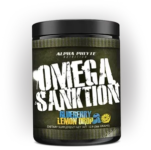 Omega Sanction Supplement Container PNG Image