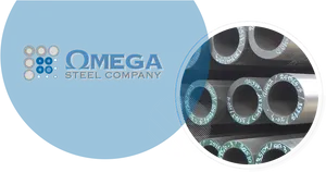 Omega Steel Company Metal Pipes PNG Image