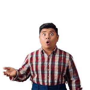 OMG Dumbfounded Look PNG bqw PNG image with transparent background