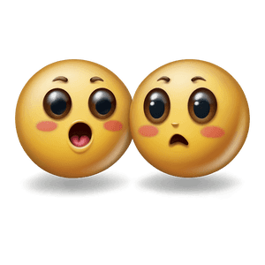 OMG Nonplussed Emoji PNG 06242024 PNG image with transparent background