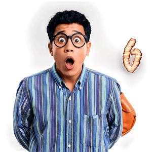 OMG Shocked Character PNG 06242024 PNG image with transparent background