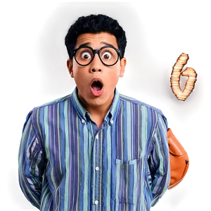 Omg Shocked Character Png 06242024 PNG Image