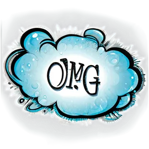 Omg Text Bubble Png Leo PNG Image