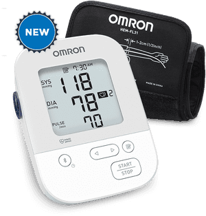 Omron Blood Pressure Monitor H E M F L31 PNG