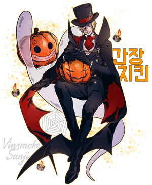 One Piece Halloween Sanji, HD Png Download PNG image with transparent background