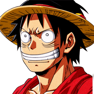 One Piece Luffy Portrait PNG cqv PNG image with transparent background