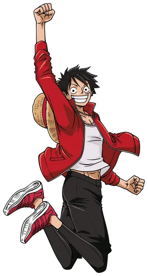 One Piece Monkey D Luffy Victory Pose PNG Image