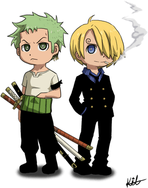 One Piece Sanji Chibi, HD Png Download PNG image with transparent background