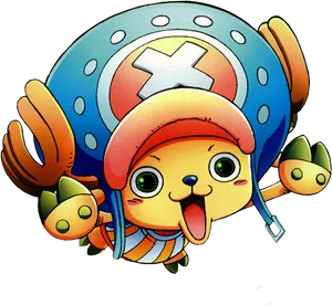 One Piece Tony Tony Chopper Cute Pose PNG Image