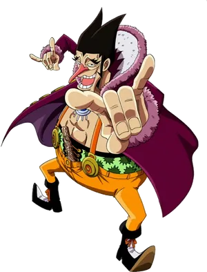 One Piece Usopp Character Pose PNG Image