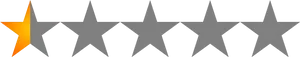 One Star Rating PNG Image