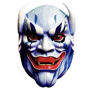 Oni With Kabuki Mask Png 06122024 PNG Image