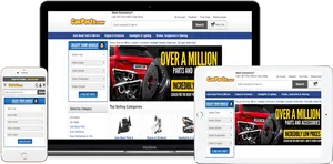 Online Auto Parts Store Multi Device Display PNG Image