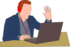 Online Education Session Participation PNG Image