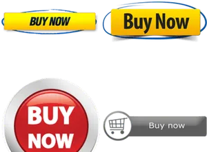 Online Shopping Callto Action Buttons PNG Image