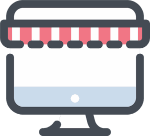 Online Storefront Icon PNG image with transparent background