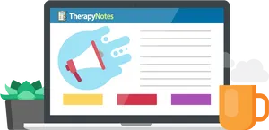 Online Therapy Platform Announcement PNG Image