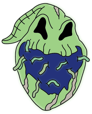 Glow In The Dark Oogie Boogie PNG image with transparent background