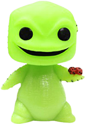 Disney Oogie Boogie - Funko Oogie Boogie (gitd) Pop! Vinyl PNG image with transparent background