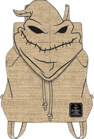 Oogie Boogie Inspired Backpack Design PNG Image