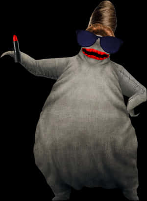 Oogie Boogie Stylish Disguise PNG image with transparent background