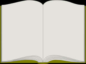 Open Blank Book PNG image with transparent background