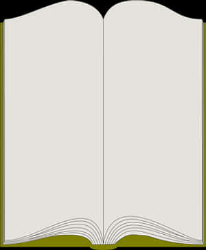 Open Blank Book Illustration PNG image with transparent background