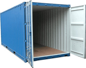 Blue Shipping Container Transparent Background - Shipping Container Png, Png Download PNG with transparent background